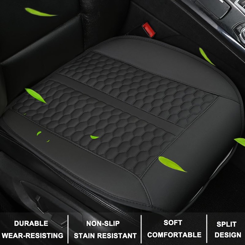 Black Panther Car Seat Cover, 1 Piece Universal Sideless Driver