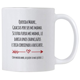Casitika Regalo Para Mama de Dia de Madres o Cumpleanos. Funny Gift Ideas in Spanish for Mothers Day or Birthday. 11 oz Latin Mom Mug. Taza para Cafe Para Feliz Dia de La Madre.
