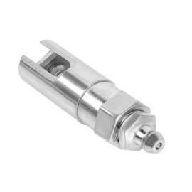 Suvnie Slotted Grease Gun Coupler, Push-on 90 Degree Right Angle Grease Coupler, 6000 PSI Slotted Grease Gun Coupler Adapter with 1/8" NPT Thread for Most Cars, Car Accessories