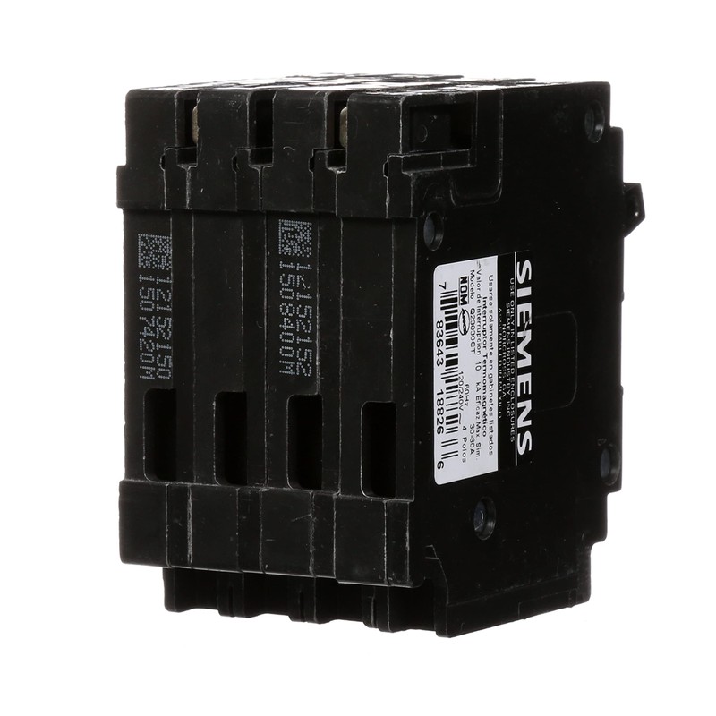 Siemens Q23030CT 30-Amp Double Pole Two 30-Amp Single Pole Circuit
