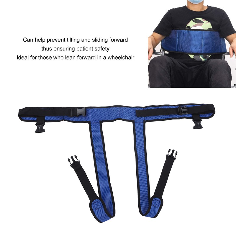 Wheelchair Seat Belt Mesh Breathable Adjustable Wheelchair Restraints Strap for