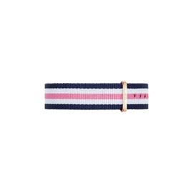 Daniel Wellington Southampton Rose Women's Multicolour Nylon Buckle Watch Strap with Pin of 18cm 0706DW