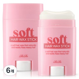 Liir Soft Stick Hair Wax, 22g, 6 pieces / 리르 소프트 스틱 헤어 왁스, 22g, 6개