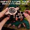 HTSHO Revolver Dice Set, Bullet Dice Set Revolver, Unique Heavy