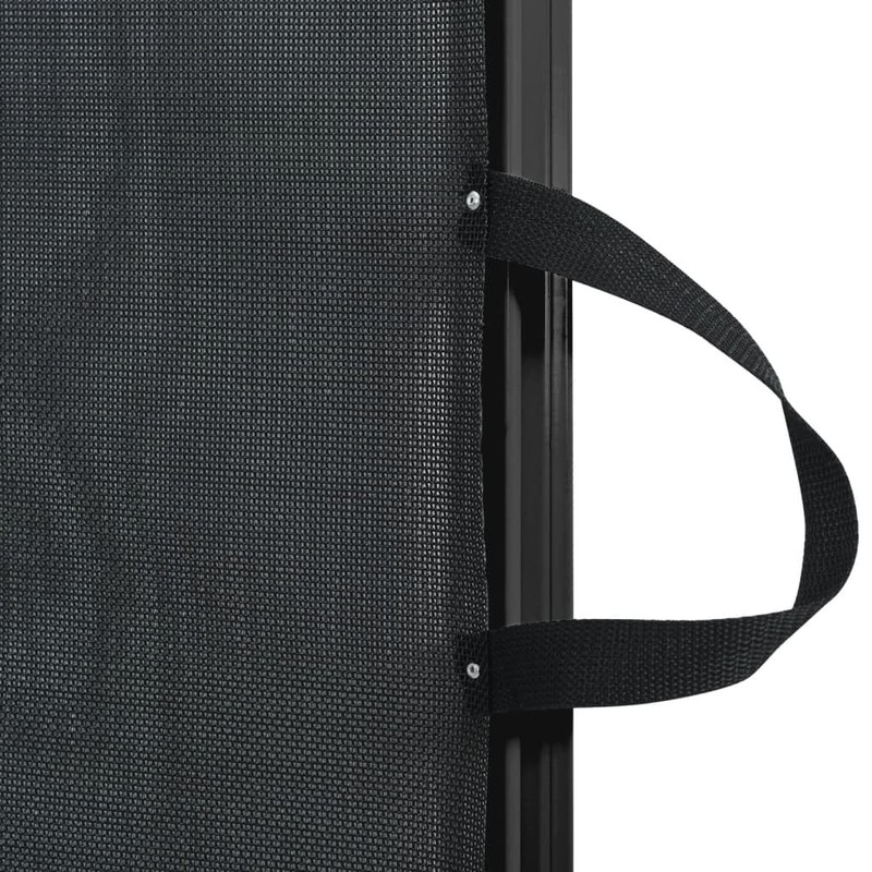 CHARMMA Retractable Pet Gate Black 40.4"x49.2",Baby & Pet Safety Gates-4004132