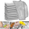 Wire Dishwashing Rags 12 Pcs Multipurpose Wire Dishwashing Cloth for