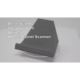 Bioluminous Desk Stand for your own Uniden HomePatrol Radio Scanner  HP1 / HP2 - Made in USA