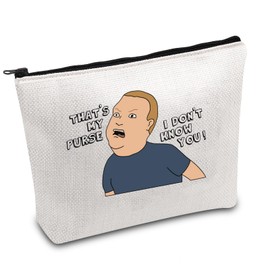 King Hill Quote Gift TV Series Fans Cosmetic Bag King Hill Cartoon Cosmetic Bag Bobby Character Inspired Gift (My Purse CA)