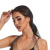 Mesh Rhinestone Head Scarf Glitter Hairbands Headwrap Stretchy Sparkly Bandana