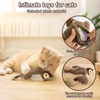 Flapping Chirping Bird Cat Toy - Interactive Flying Flappy Bird