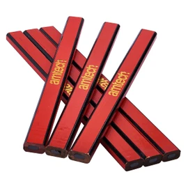 Amtech H2105 6 Piece hardwood carpenter's pencil set