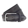 Vanzetti Leather Belt, Steel Grey