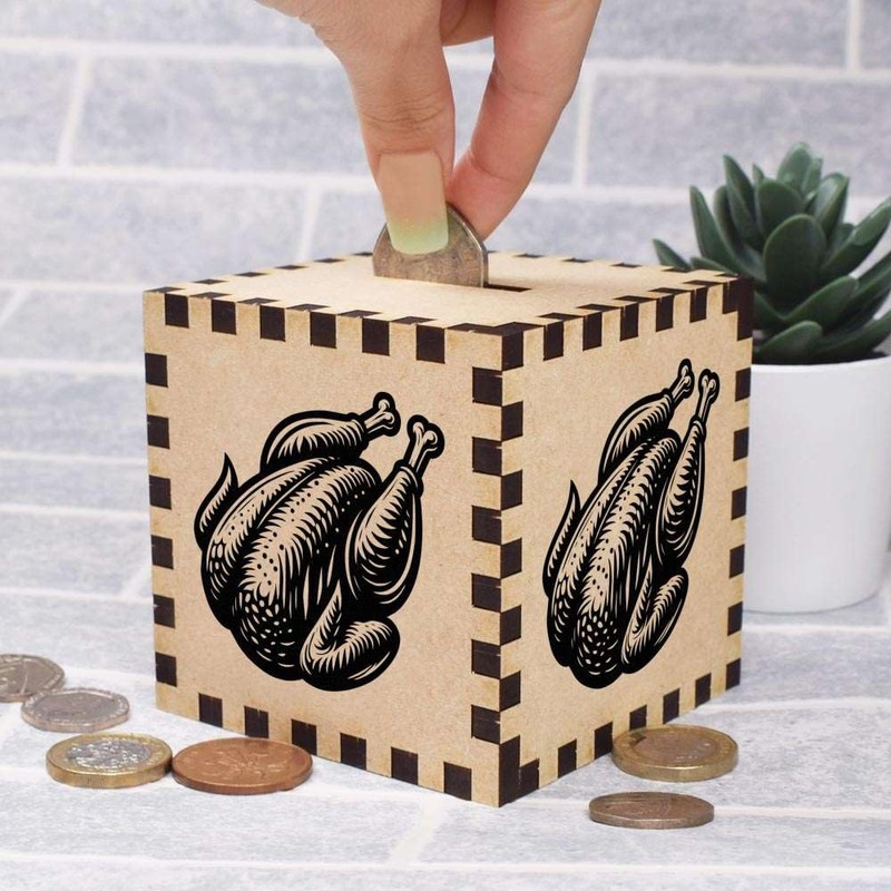 'Roast Chicken' Money Box/Piggy Bank (MB00114197)