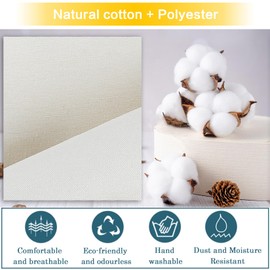 DOUZIO Garment Bags for Hanging Clothes Cotton Breathable Suit Bags and Garment Covers Moth Proof Suit Covers Dress Bag Clothes Protector Covers for All Garments(Size:110×58cm,Color:White-Wide)