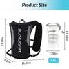 Running Vest Women Men,ight Reflective Hydration Vest Pack with 1500ml