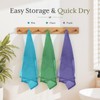 Exfoliating Washcloth Towel- Japanese Shower Back Scrubber, 3 Pack