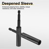 sourcing map 2pcs Nut Driver Drill Bit 9mm Metric Deep