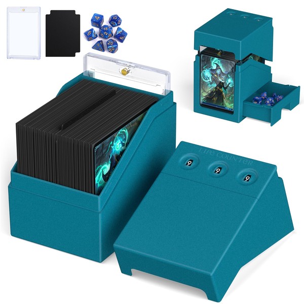Proijeut Commander Deck Box with Life Counter, Card Deck Box