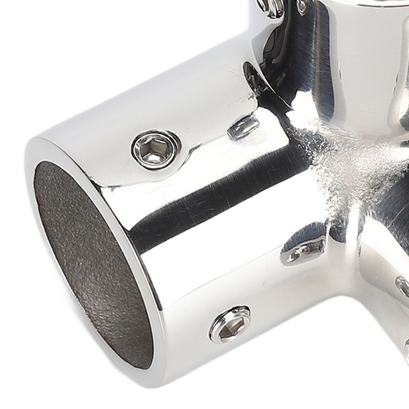 3 Way Corner Tee Joint 316 Stainless Steel Mirror Polished