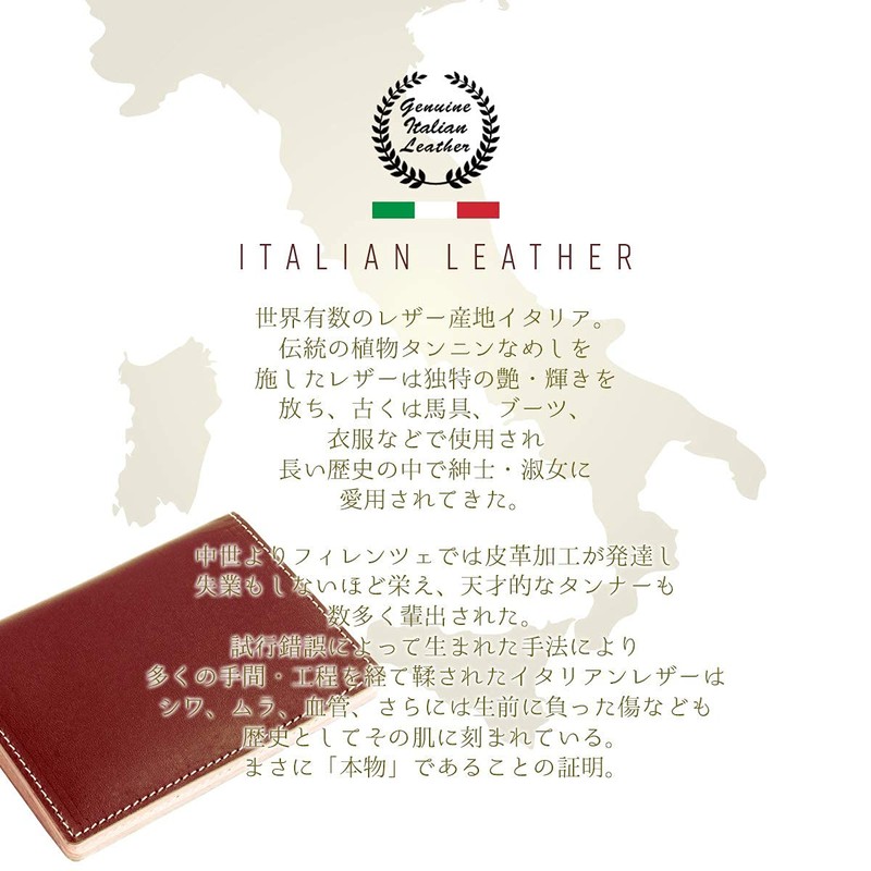 Dom Teporna Italy Business Card Holder, Genuine Leather, Men's, Women's,