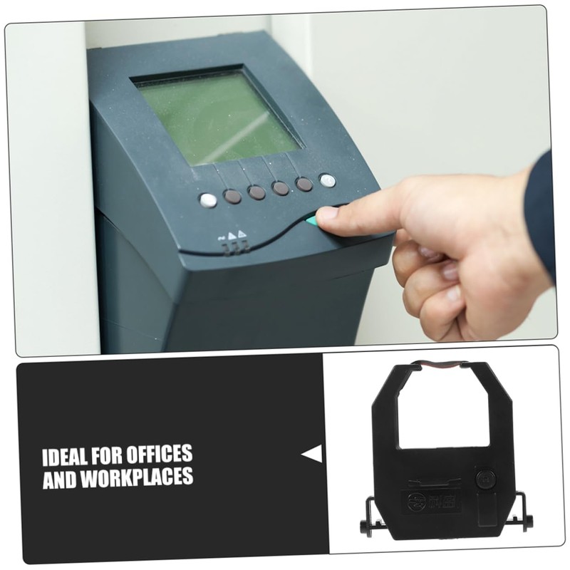 Operitacx Replacement Ribbon for Clock Attendance Machine Ribbons Multi-functional Part