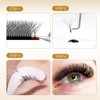 Lunamoon 6D Eyelash Extensions, W Eyelashes, Self-Fanning Lash, Ready-to-Use Fan