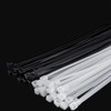 Black Cable Zip Ties, 100 Pack Plastic Nylon Self Locking