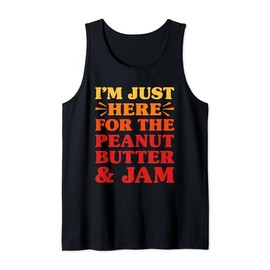 Peanut Butter and Jam I Love Peanut Butter Funny Tank Top
