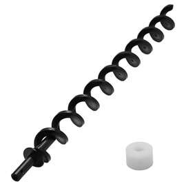 18 1/4" Auger Shaft Screw Replacement Parts for Pit Boss 700 Series Pellet Grills, Auger Flighting Shaft Kit with Auger Motor Bushing, Replacement Parts Number: 74079, 31893