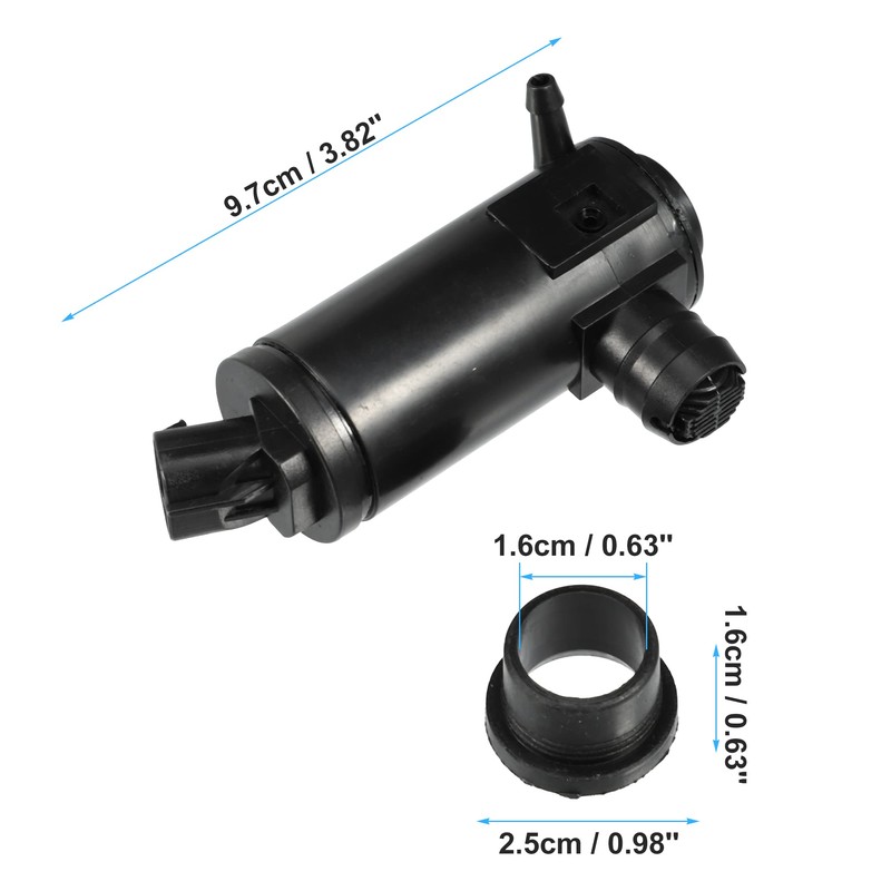 ACROPIX Windshield Washer Motor Pump with Grommet 76806-TBA-A01 for Honda