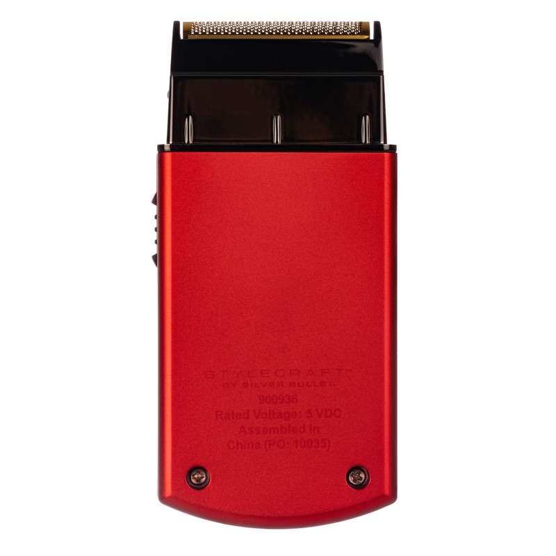 StyleCraft by Silver Bullet Uno 2.0 Single Foil Shaver Red