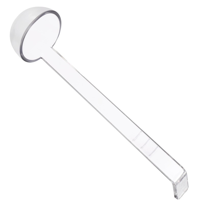 Coloch 20 Pack 1oz Plastic Small Ladle, 7 Inch Clear