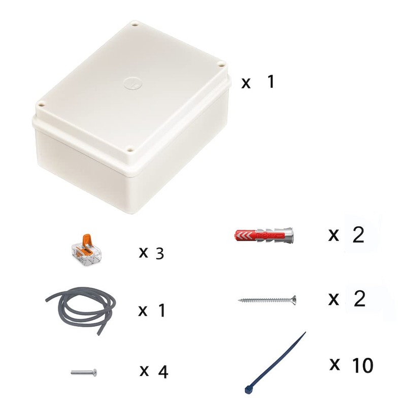 Junction Box ABS Housing 155 x 115 x 75 mm