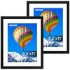 FIXSMITH 8.5x11 Picture Frame Set of 2, Photo Frame with