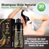 Universo en Linea 8pz Shampoo Tinte Instantáneo Cubre Canas Natural