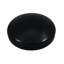 LIXIL INAX PBF-41-CV/K-SET Single Tub Push One Way Drain Plug, Black, 2.0 inches (50 mm)