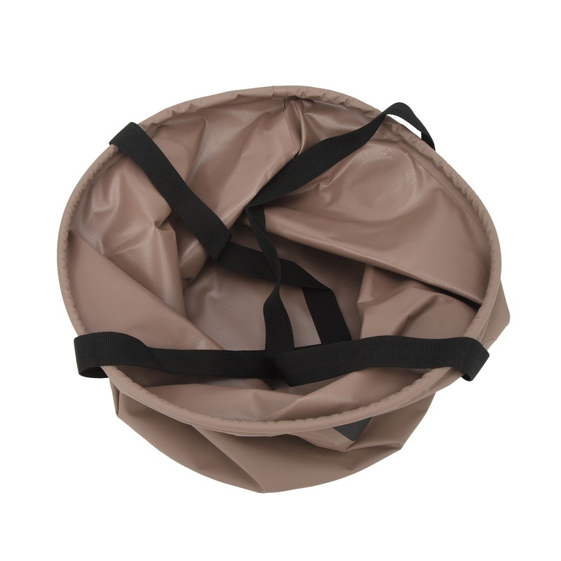 20L Portable Camping Bucket PVC Folding Water Bucket High Capacity