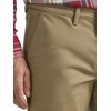 Lee Men's Flat Front Slim Straight Pant, Khaki