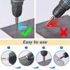 Chazcool Step Drill Bit, 5PCS HSS Titanium Step Drill Bit