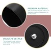 Roczential Matte Black Tea Storage Canister, Double Seal Tinplate Container,