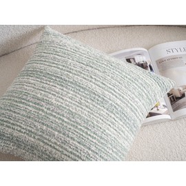 Zealax 12x20 Pillow Covers Sage Green Lumbar Decorative Soft Accent Throw Pillows Luxury Cushion Cover Pillow Cases for Living Room Bedroom Couch Chair, Pack of 2