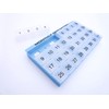 Monthly Pill Organizer | 31 compartments, 1 per Day, 4