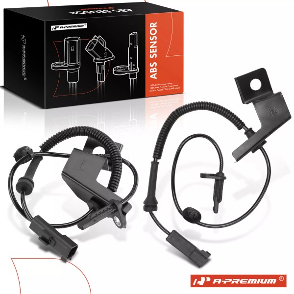 A-Premium 2x ABS Wheel Speed Sensor Front Side for Ford