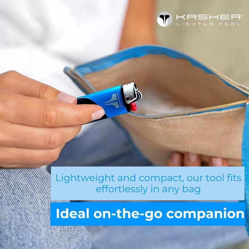 Kasher Classic Multi-Tool Lighter Case with Lighter - Lightweight, Durable