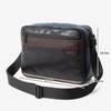 Double BZN-7026 Men's Shoulder Bag, Genuine Leather, B5 Storage, Cowhide