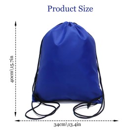 DALOMGZL 2PCS Drawstring Bags, PE Gym Bag Sling, Swing, and Go with Swimming Bag for Men & Women, Ideal PE Waterproof Scratch Resistant Bag for School, gym, Holidays, Travel & beach bags(Blue)