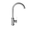 HarborFlow Stainless Kitchen Sink Faucet Brushed Nickel Single Handle Sprayer