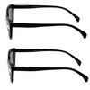 2 Pairs BIFOCAL Women Cateye Black Tortoise Reading Sunglasses -
