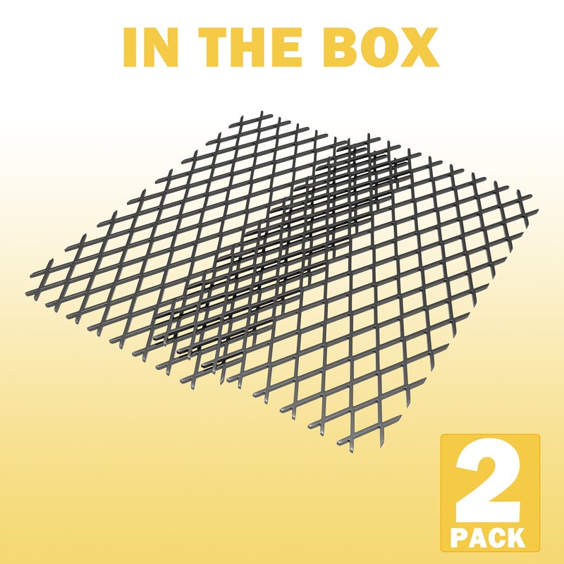 Powrocket 2 Pack Fireplace Grate Ember Retainer 16 x 10