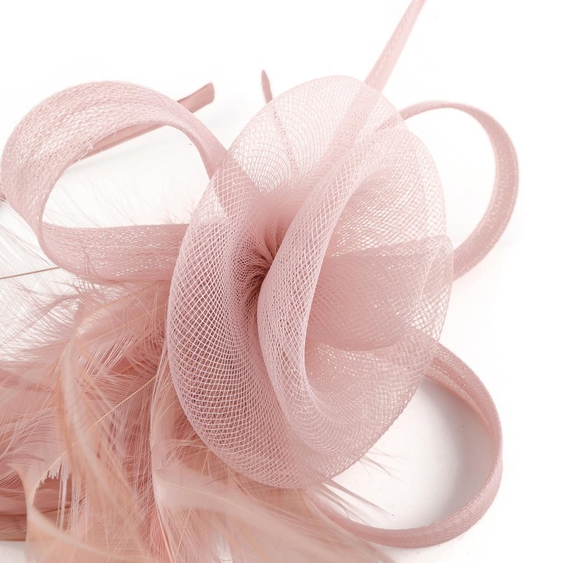 Fascinators for Women Kentucky Derby Floral Headwear Feather Tea Party